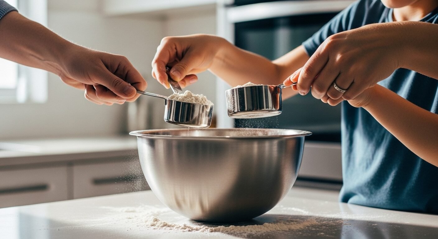 rèn luyện sự tỉ mỉ và kỹ năng sống qua hoạt động chung.