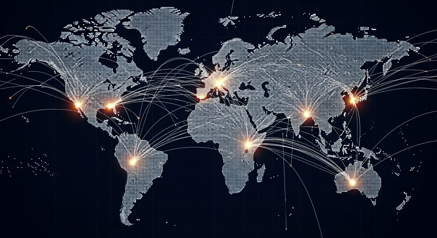 Màn hình máy tính hiển thị dữ liệu tài chính, biểu đồ và bảng biểu liên kết, một hệ thống toàn diện cần thiết cho công việc kế toán tổng hợp.