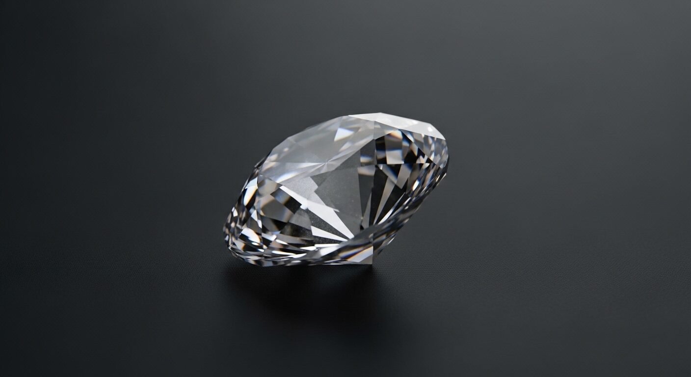 Viên đá quý đa diện phát sáng nội tại trên nền tối, tượng trưng cho hành trình hướng nghiệp khám phá giá trị và tiềm năng bản thân. Viên đá quý đa diện phát sáng nội tại trên nền tối, tượng trưng cho hành trình hướng nghiệp khám phá giá trị và tiềm năng bản thân.