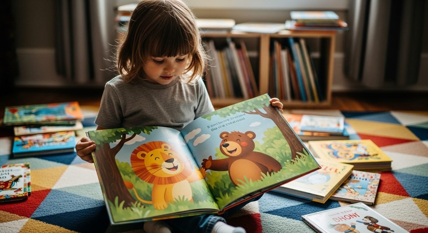 Trẻ em vui vẻ vẫy tay và mỉm cười chào bạn trên sân chơi nhộn nhịp, dưới ánh nắng rực rỡ với xích đu, cầu trượt. Đây là hình ảnh sống động minh họa cách dạy trẻ kỹ năng chào hỏi lễ phép một cách tự nhiên.