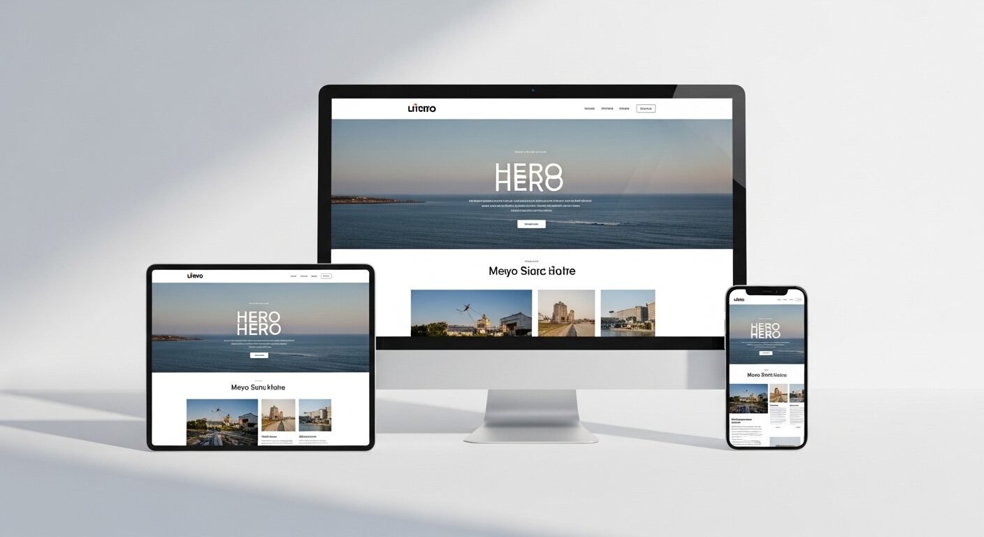 Một website được thiết kế đẹp mắt, hiển thị chuẩn responsive trên màn hình máy tính, tablet và điện thoại thông minh, minh họa giải pháp thiết kế website chuyên nghiệp. Một website được thiết kế đẹp mắt, hiển thị chuẩn responsive trên màn hình máy tính, tablet và điện thoại thông minh, minh họa giải pháp thiết kế website chuyên nghiệp.