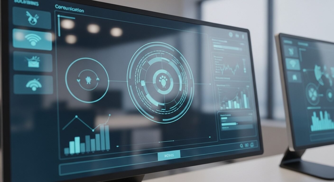 Giao diện kỹ thuật số hiện đại hiển thị các kênh giao tiếp liền mạch (điện thoại, email, chat, mạng xã hội), minh họa rõ Customer Service là gì trong môi trường đa nền tảng. Giao diện kỹ thuật số hiện đại hiển thị các kênh giao tiếp liền mạch (điện thoại, email, chat, mạng xã hội), minh họa rõ Customer Service là gì trong môi trường đa nền tảng.