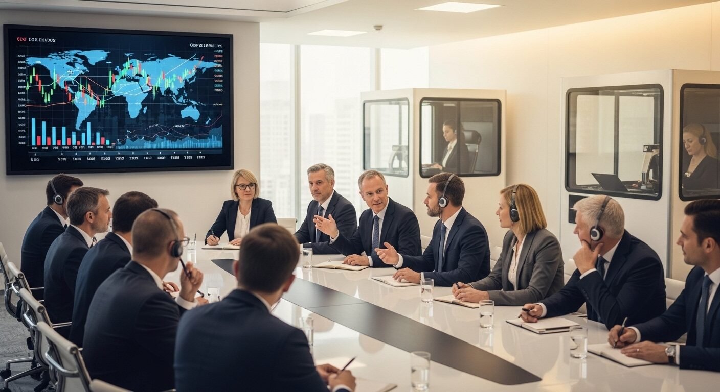 Hội nghị chuyên gia đa quốc gia thảo luận chỉ số kinh tế toàn cầu, định hình tương lai các ngành nghề lương cao.