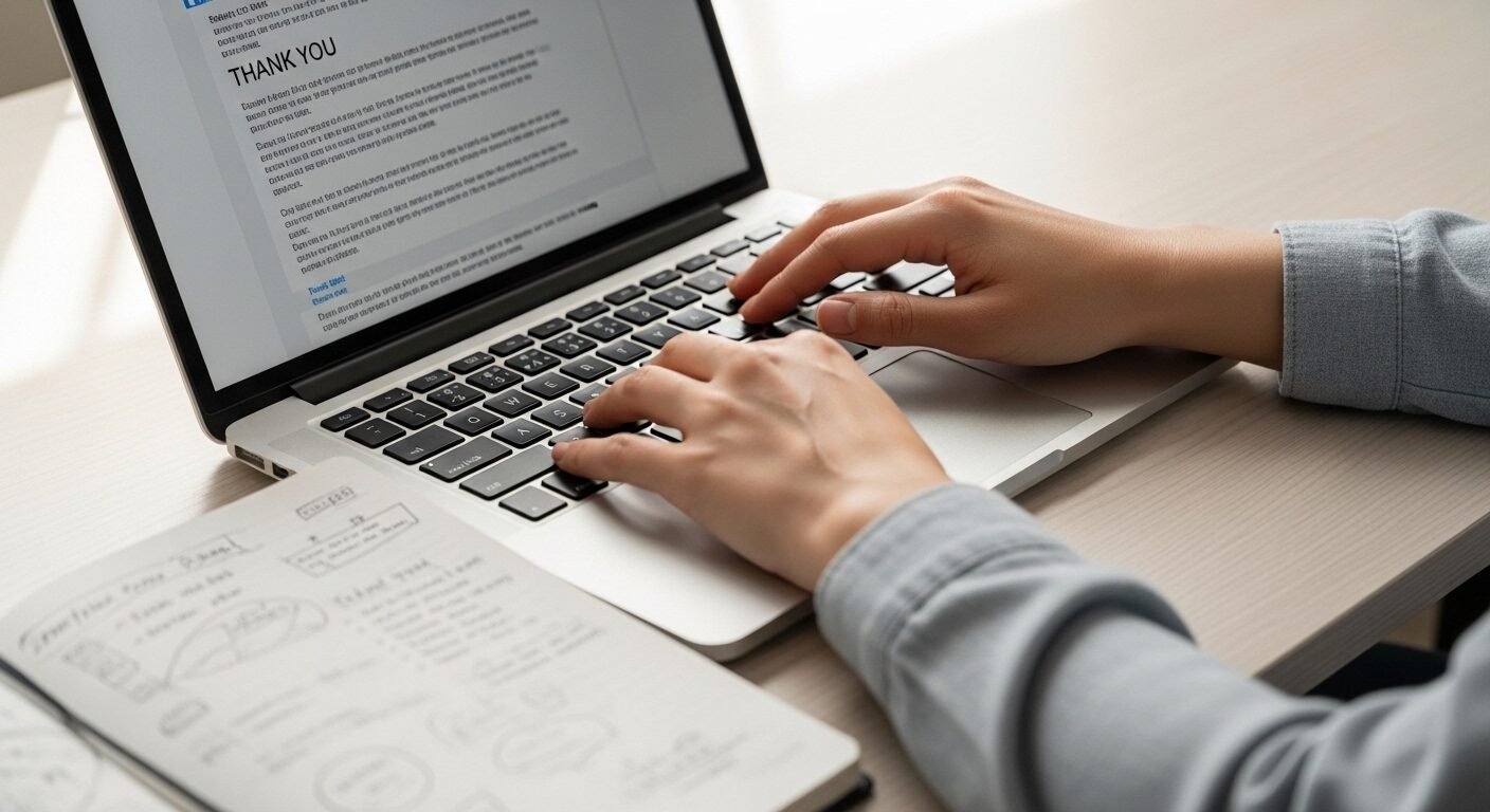 Adds descriptive detail about the environment (clean, light-colored desk) as mentioned in the prompt.