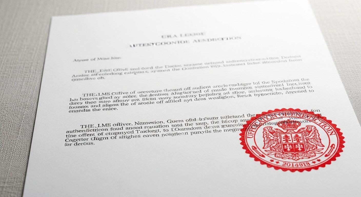 Sơ yếu lý lịch đánh máy chuyên nghiệp, in rõ ràng với chữ đen sắc nét và con dấu đỏ chính thức. Minh chứng cho lựa chọn tốt nhất giữa sơ yếu lý lịch viết tay hay đánh máy.