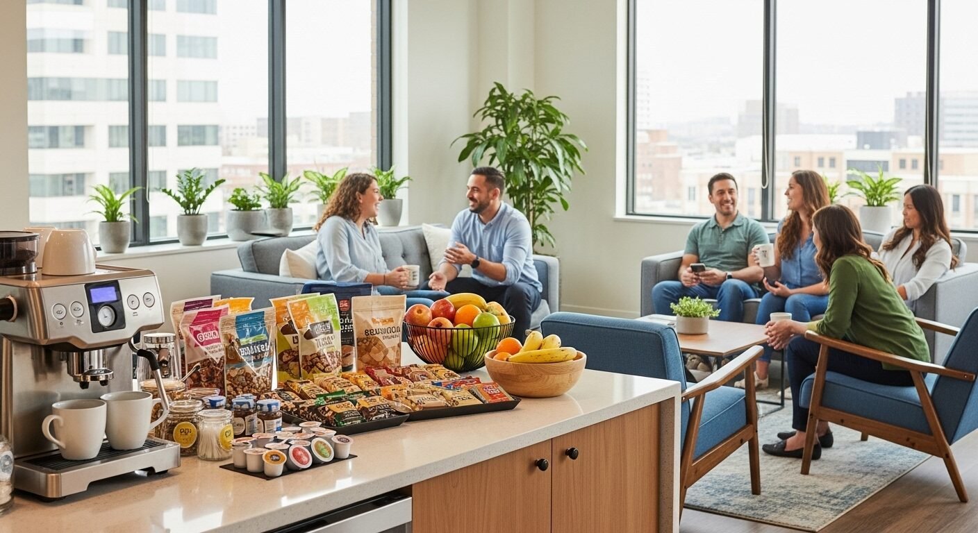 Phòng nghỉ văn phòng hiện đại, sáng sủa với đồ ăn nhẹ, trái cây, máy pha cà phê và nhân viên vui vẻ giao lưu. Môi trường làm việc tích cực thể hiện rõ trong các Review Cốc Cốc. Phòng nghỉ văn phòng hiện đại, sáng sủa với đồ ăn nhẹ, trái cây, máy pha cà phê và nhân viên vui vẻ giao lưu. Môi trường làm việc tích cực thể hiện rõ trong các Review Cốc Cốc.